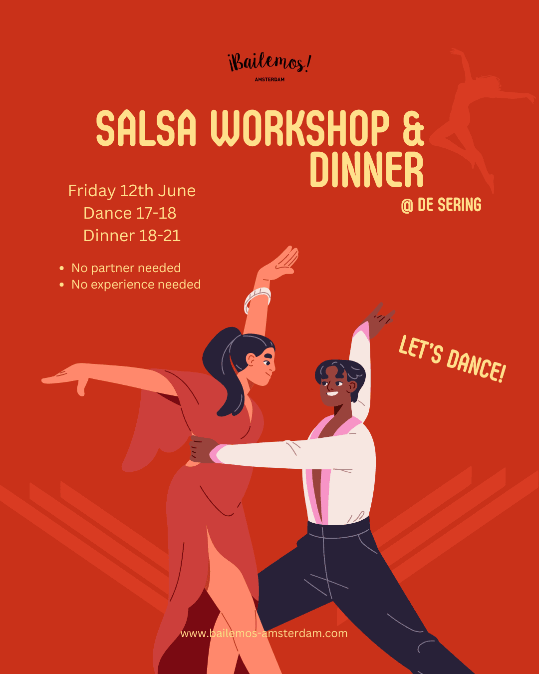 Salsa Workshop & dinner @ De Sering